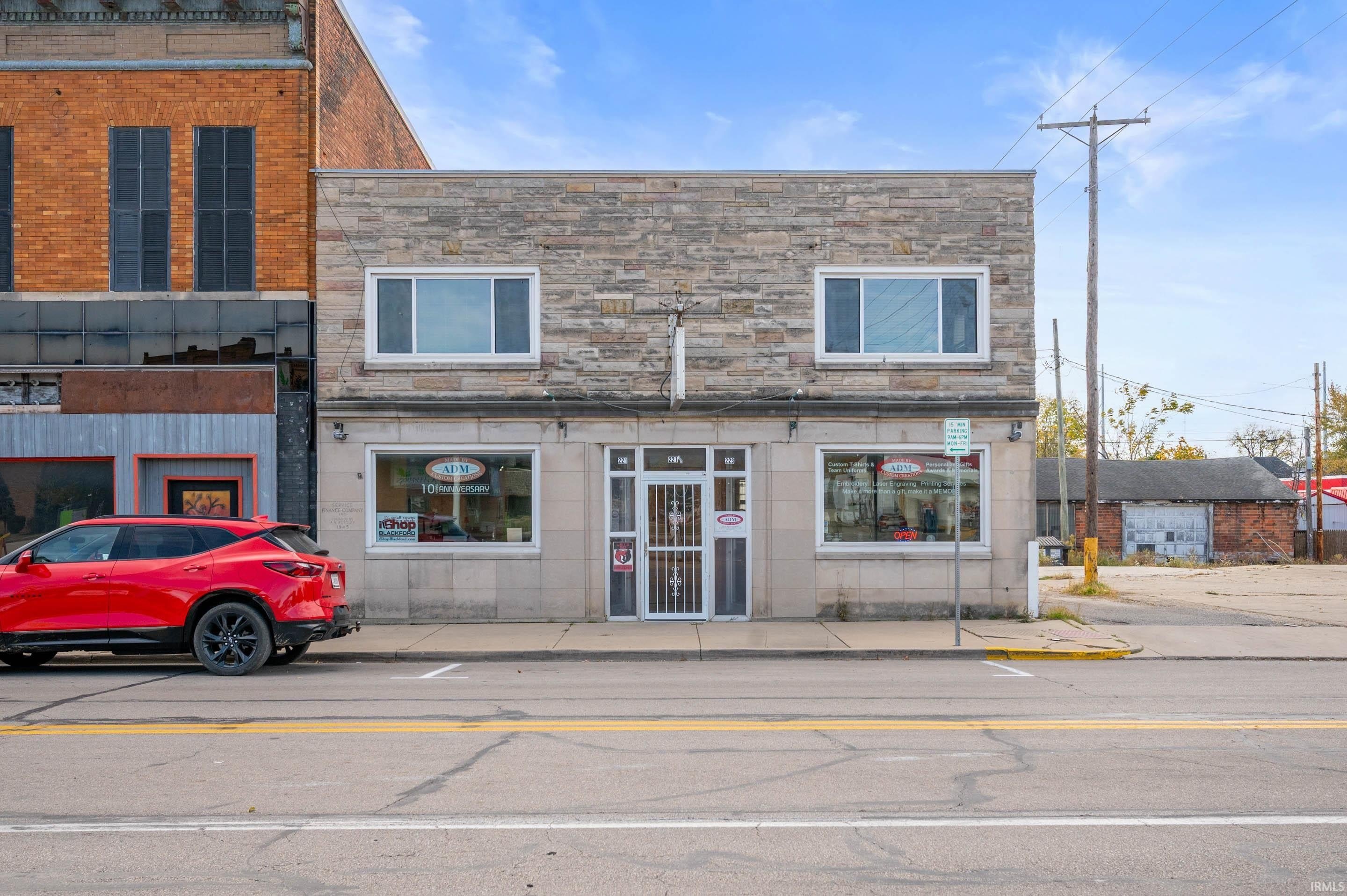 Mixed-Use Building with Retail Spaces