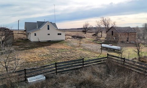 Ellsworth County Farmhouse on 13 Acres