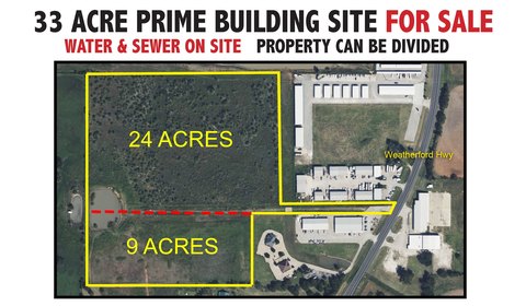 Granbury Land with City Utilities