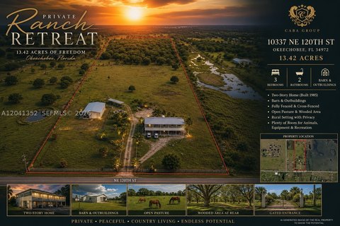 Ranch Property with Barn and Ponds