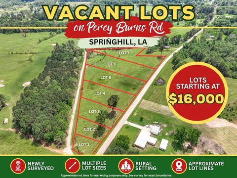Land, Springhill, LA