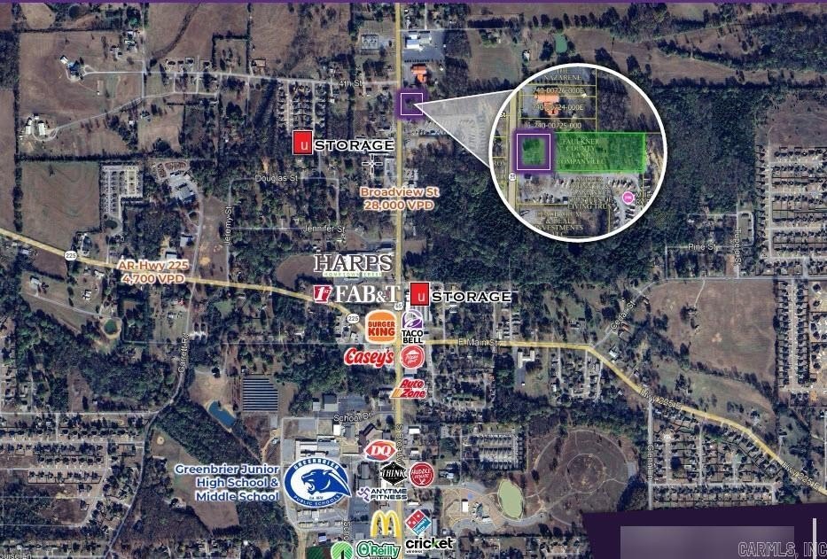 Prime Commercial Acreage in Greenbrier