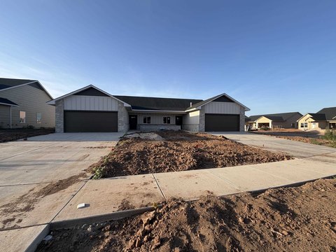 Ranch Duplexes with Two-Car Garages