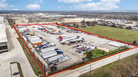 Paved Commercial Lot with Office Structures