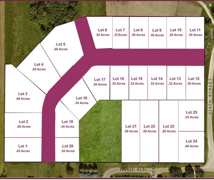 Residential Land in Quasqueton, Iowa