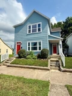 Two-Unit Duplex with Mixed Bedroom Layout