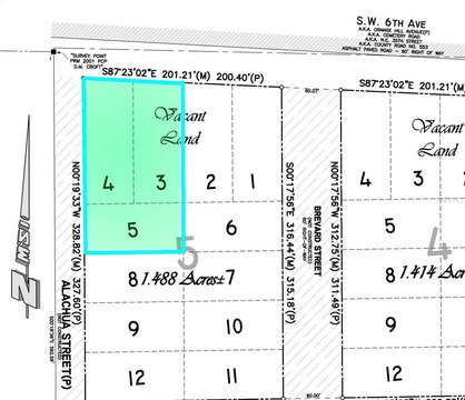 Commercial Zoned Land with Paved Frontage
