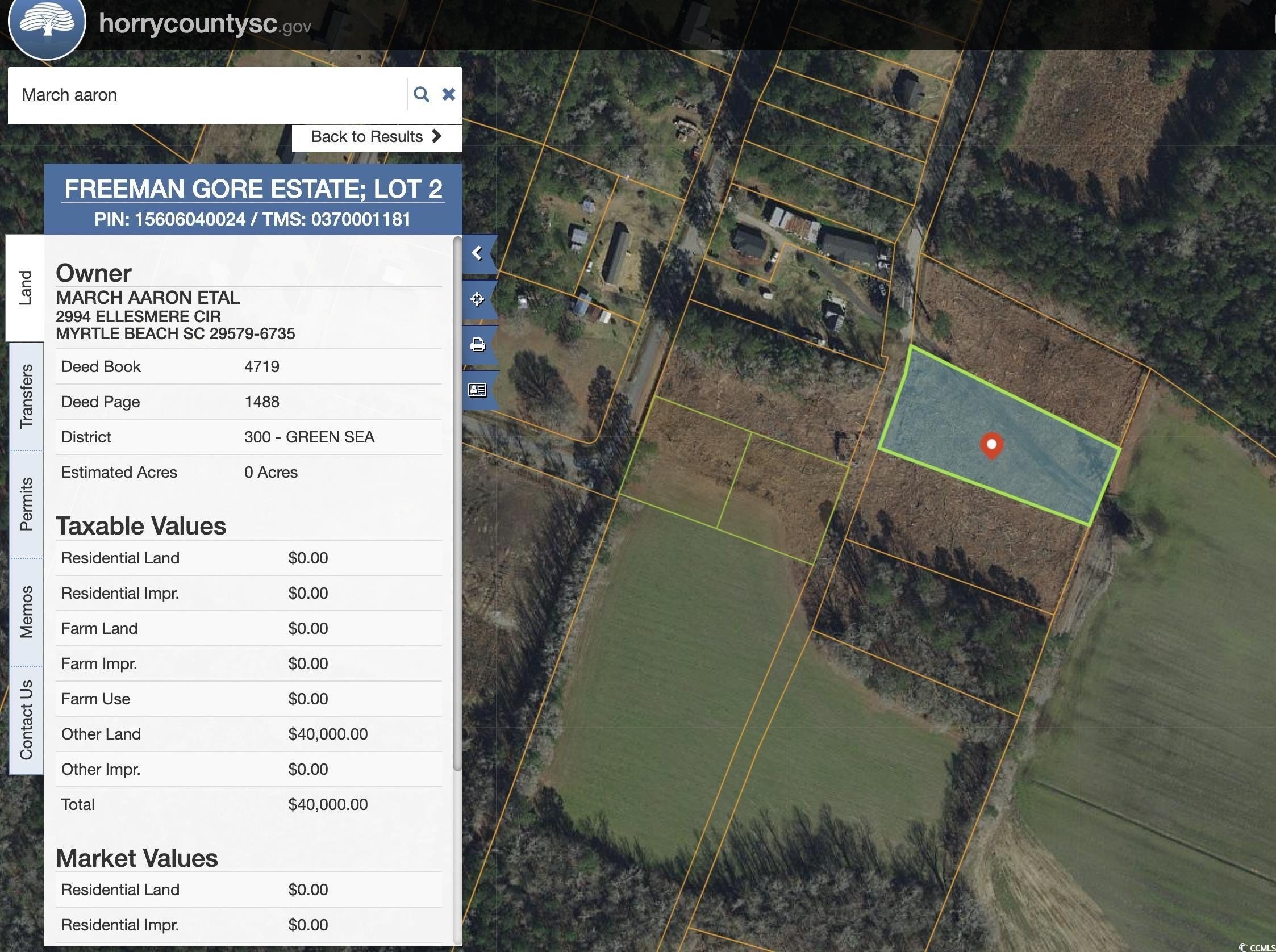 Spacious Homesite in Loris, SC