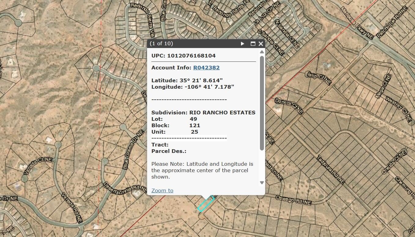 Residential Land in Rio Rancho