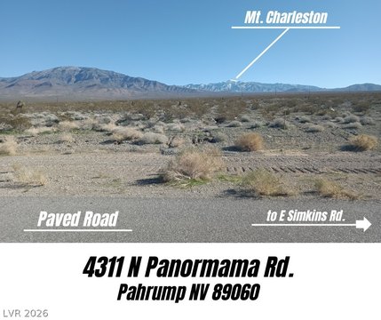 Pahrump Land with Mountain Views