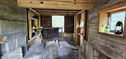 Off-Grid Wooded Lot with Cabin