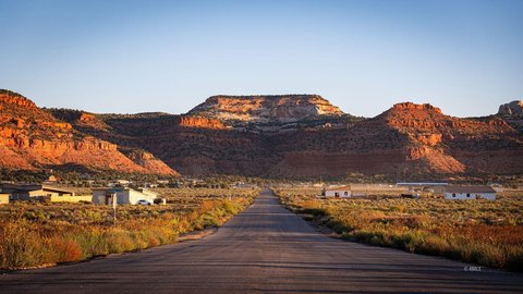 Kanab Land with Red Rocks
