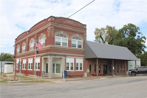 Historic Bank Building with Post Office