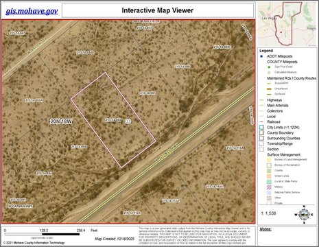 Land on Oatman Highway