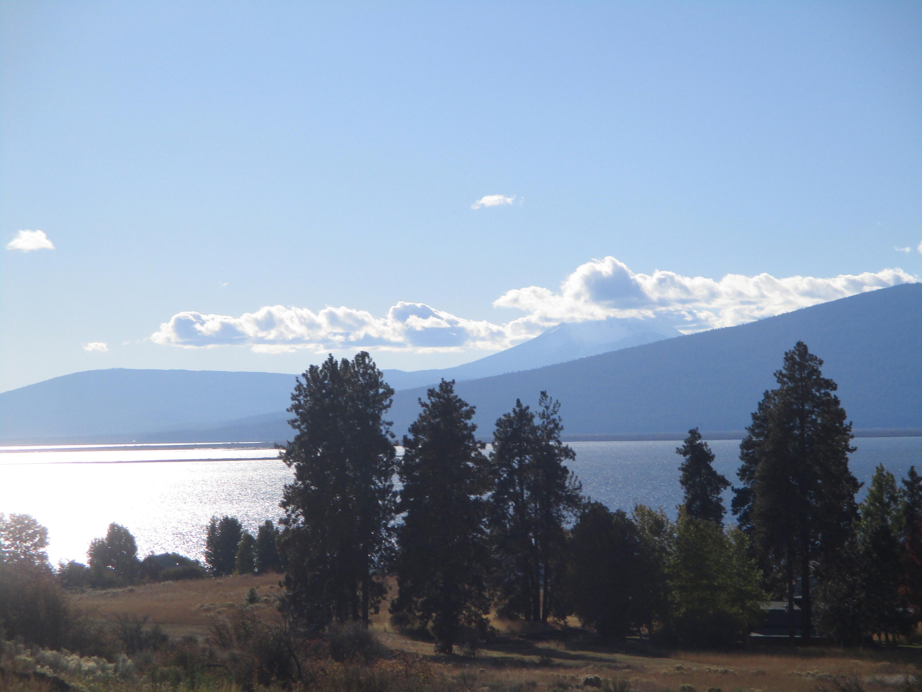 Land with Lake and Mountain Views