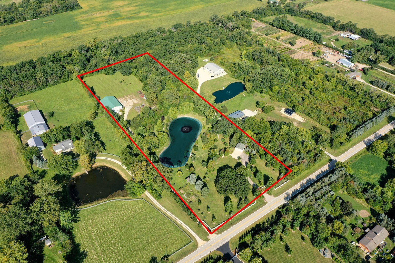 Residential Oasis with Warehouse