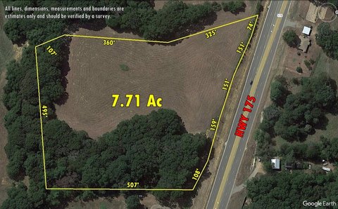Commercial Land Tract with Highway Frontage