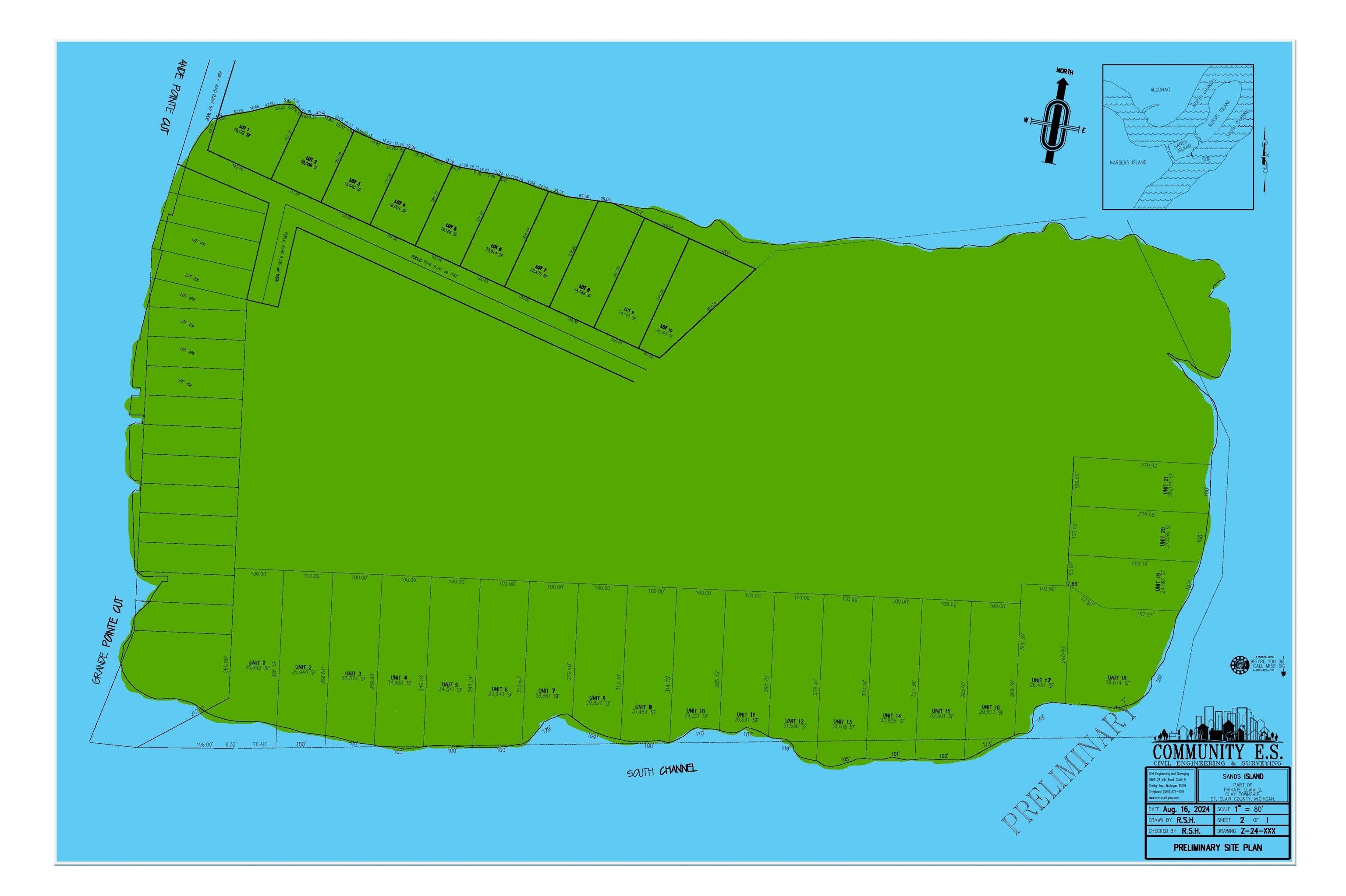 Harsens Island Vacant Land Parcels
