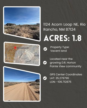 Rio Rancho Land For Sale