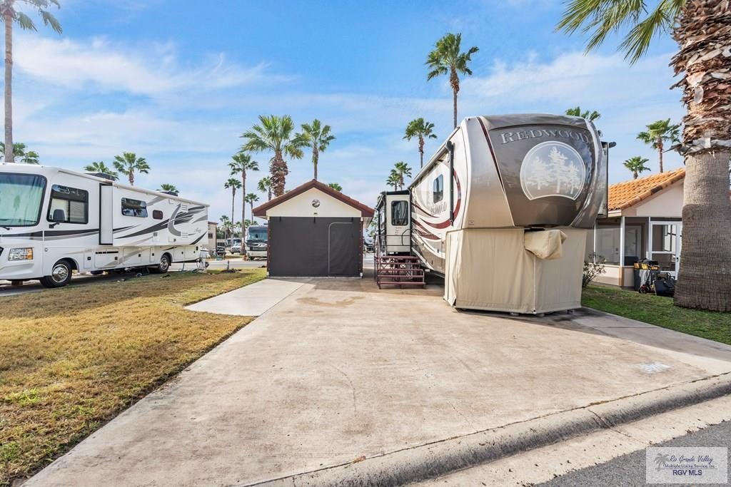 Luxury RV Lot with Casita