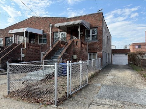 Brooklyn Two-Family Home with Garages