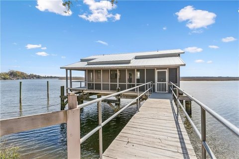 Waterfront Land with Renovated Boathouse