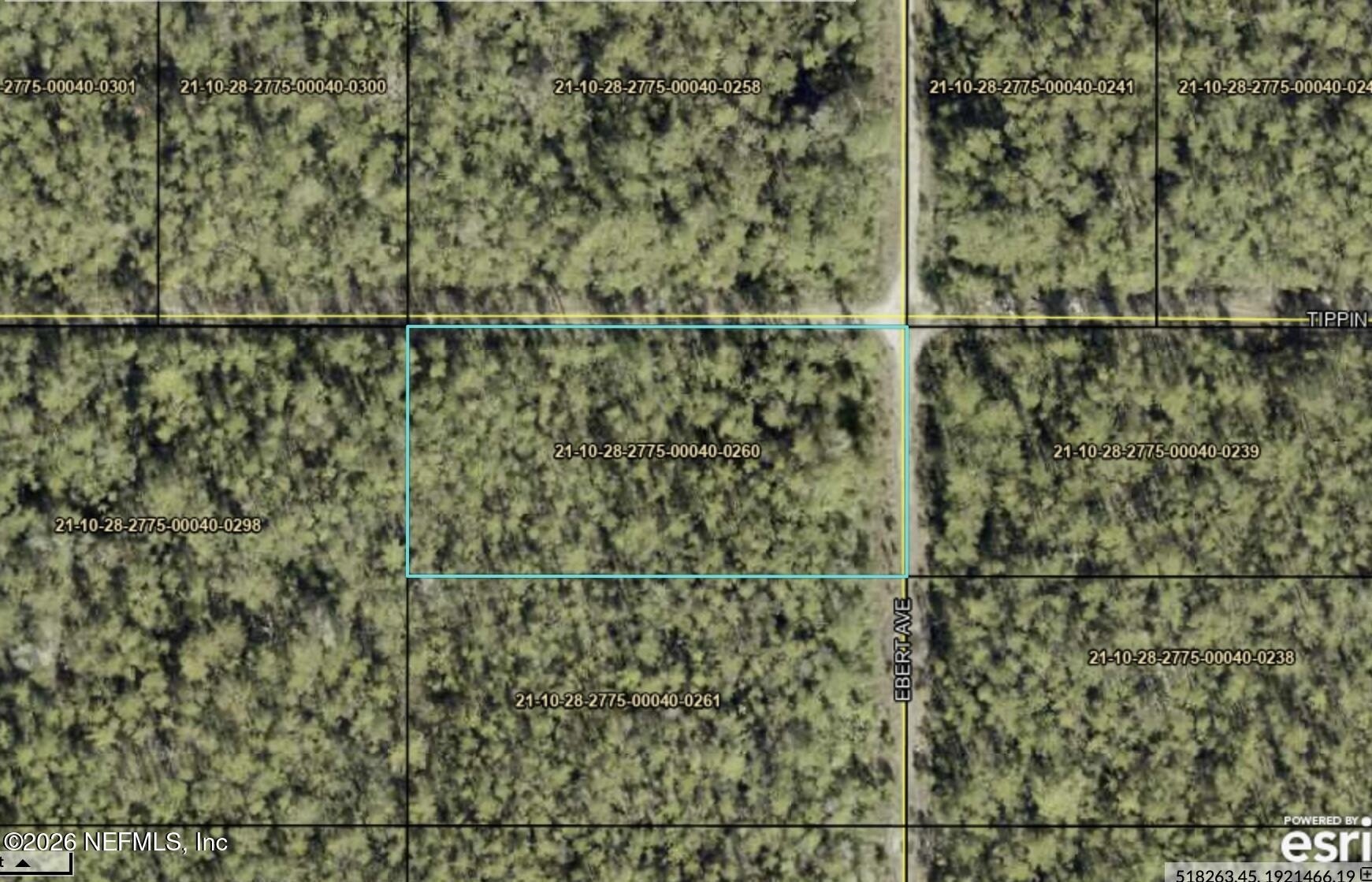 Unimproved Lot in Flagler Estates