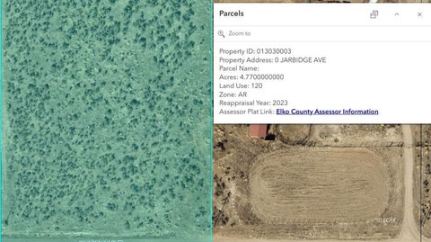 Land with Ruby Mountain Views