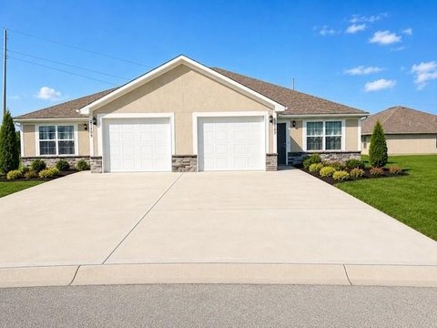 Furnished Duplex with One-Car Garages