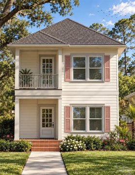 Two-Unit Duplex with Separate Entrances