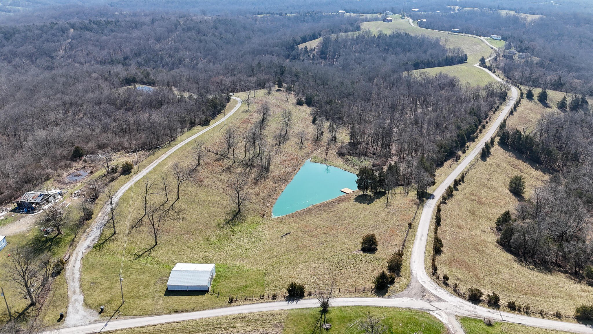 Harrison County Land with Pond