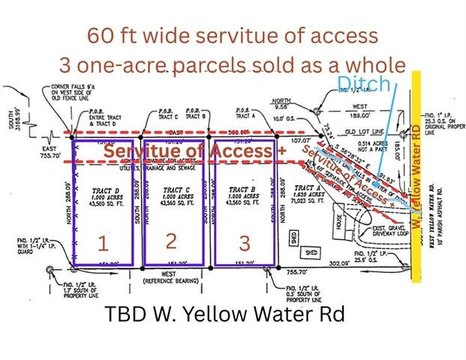 Three Acre Residential Land Parcels
