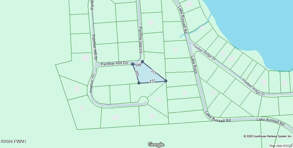 Wooded Lot in Panther Lake