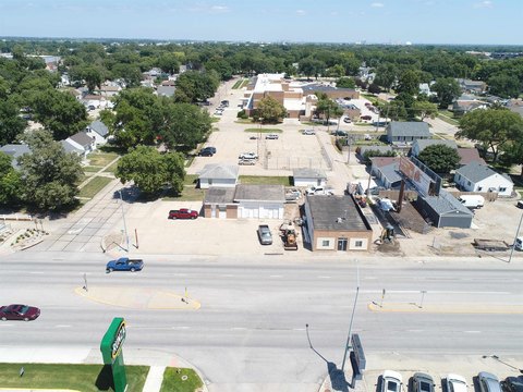 Corner Retail Buildings and Ranch House