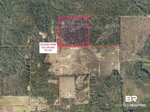40-Acre Land in Robertsdale, AL