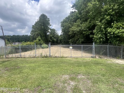 Fenced Commercial Land
