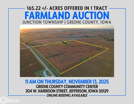 Tillable Farmland Auction in Iowa