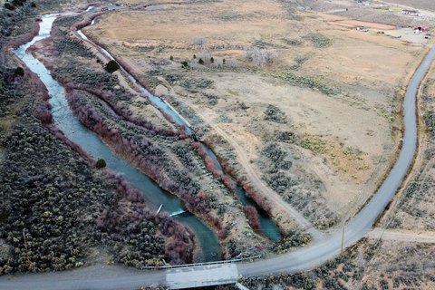 Scenic Land Along Sevier River