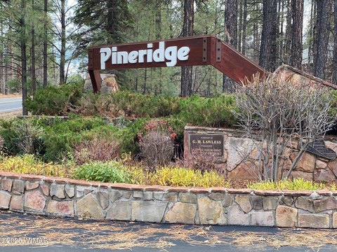 Pinetop Homesite in Gated Community