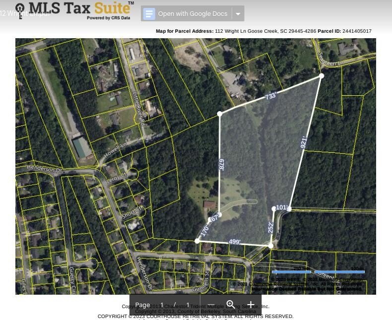 Goose Creek Prime Land
