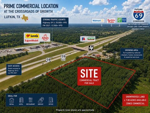 Highway-Frontage Commercial Land Tract