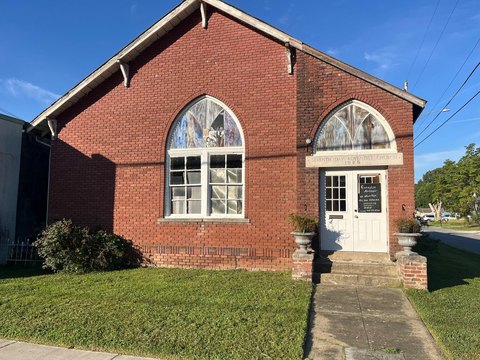 Brick Commercial Building with Tall Ceilings