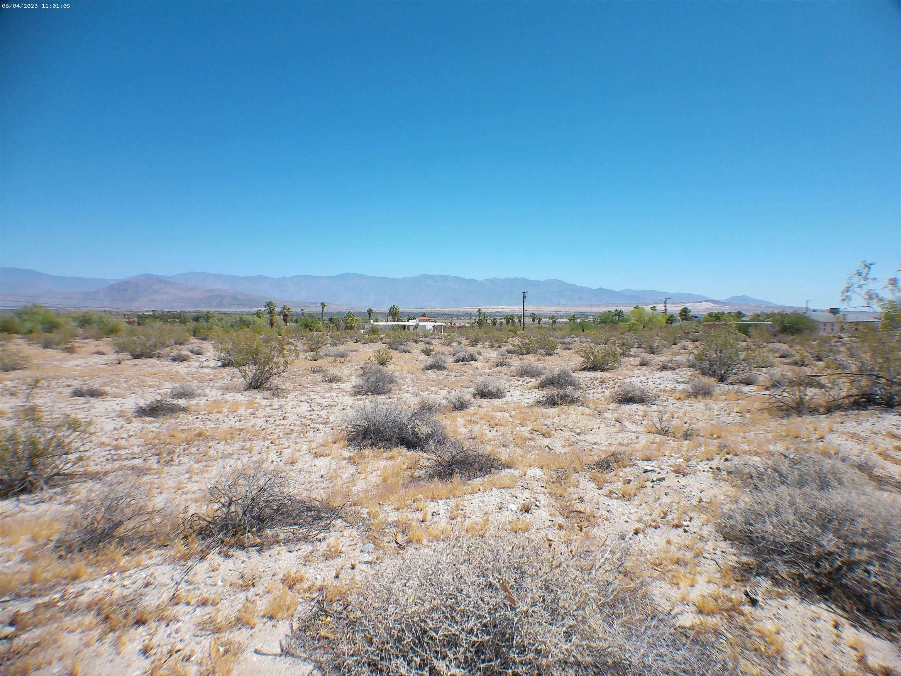 Rancho Borrego Subdivision Land Parcel