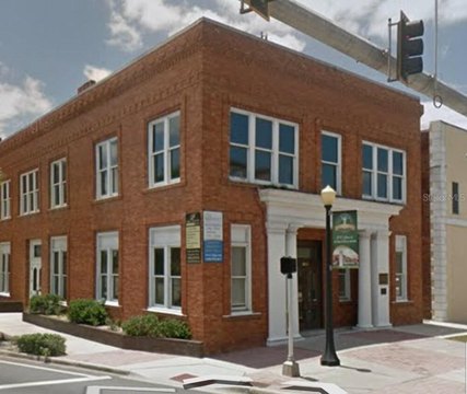 Office Building with Corner Portico