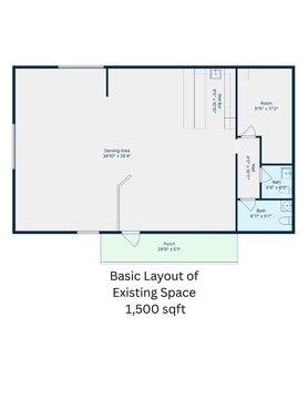 Retail Flex Studio with Garage Doors