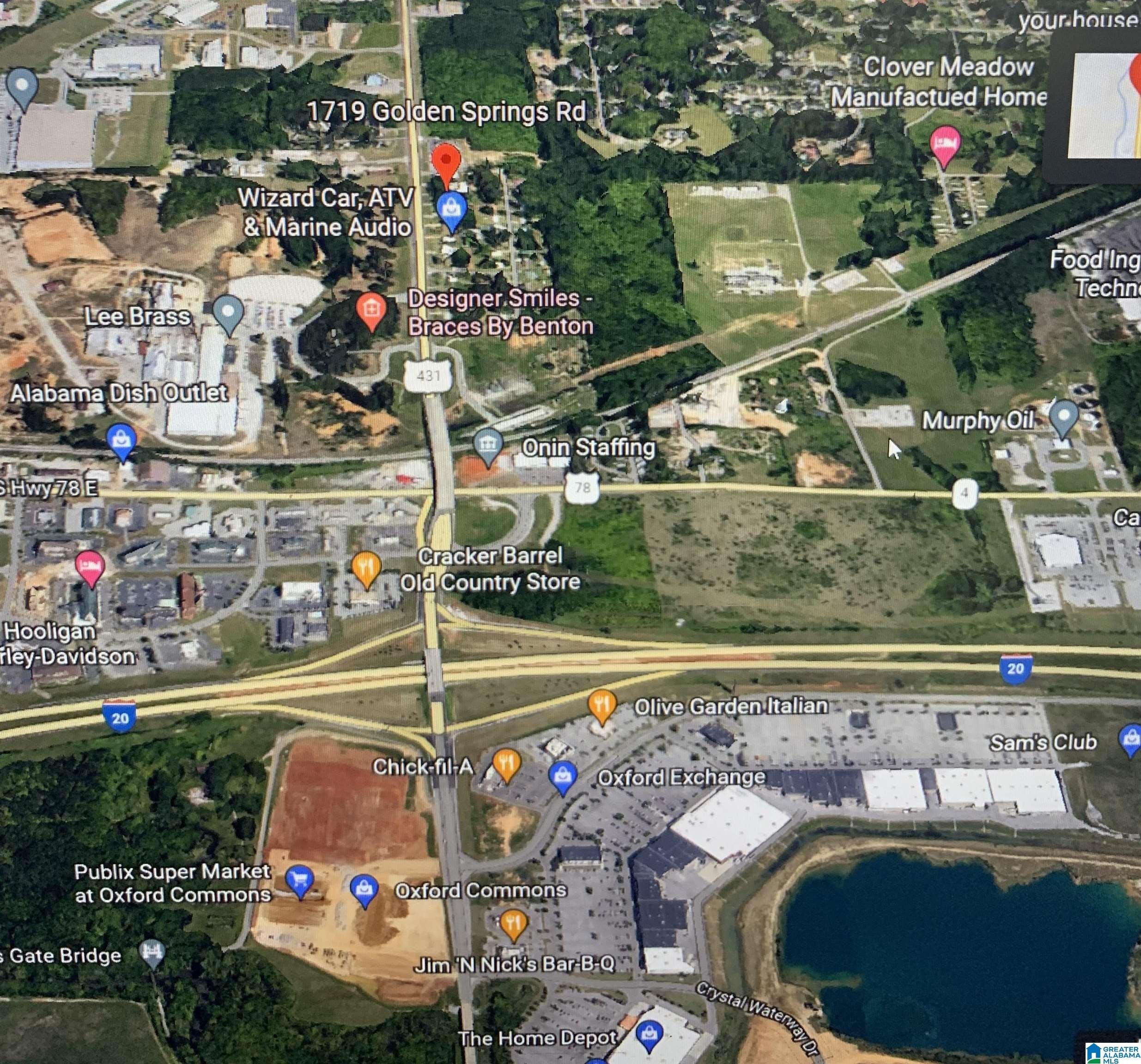Commercial Land in Oxford, Alabama