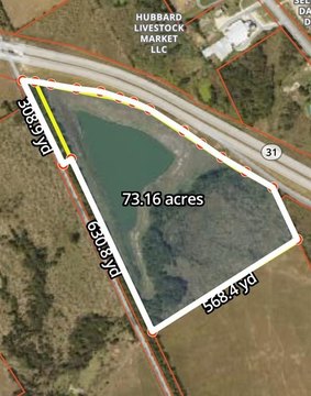 73-Acre Ranch Bordering Highway 31