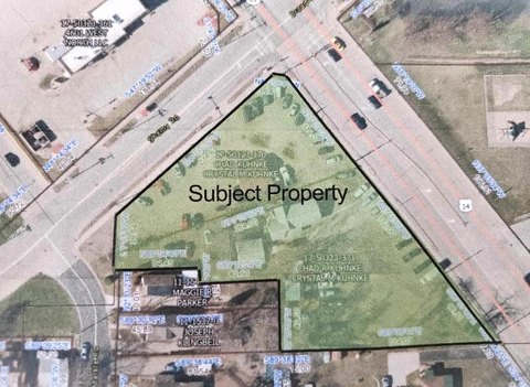 Commercial Corner Lot with House