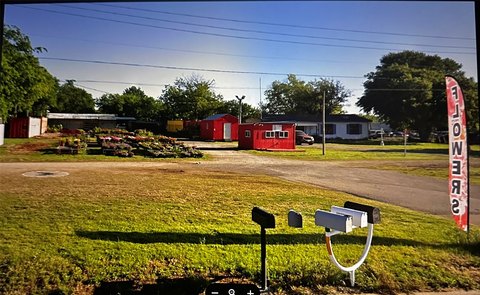 Outdoor Commercial Land with Service Buildings