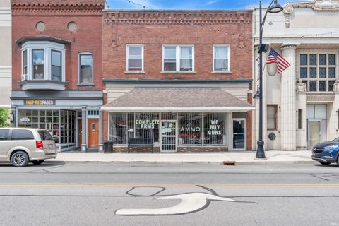 Mixed-Use Building with Two Storefronts